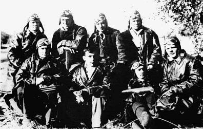 Pilotos Soviéticos de la Escuadrilla Palancar