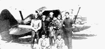 Los Tres pilotos espaoles de la 1 Escuadrilla